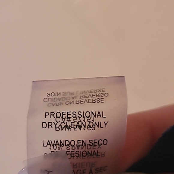 Lagerfeld Navy Trousers - Picture 8 of 10